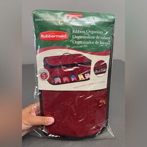 New Rubbermaid Red Ribbon Storage Unit Fold Away 12x8x5”